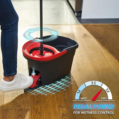 Easy Wring & Clean spin mop & bucket set with foot pedal | Vileda